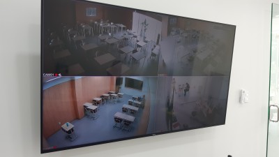 광주 학원 TV에 CCTV화면을 볼수있게  연결 기술지원서비스를 의뢰하셨습니다.